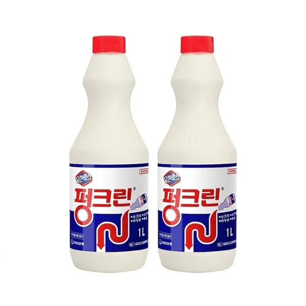 유한양행 유한 펑크린 배수관 막힘 용해제 1L 2개