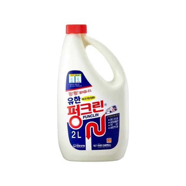 유한양행 유한 펑크린 배수관 막힘 용해제 2L 1개 7,900원