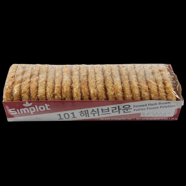 심플로트코리아 101 해쉬브라운 1.28kg 1개