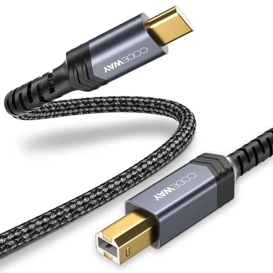 코드웨이 USB C타입 to B 프린터 케이블, 1.5m, 1개