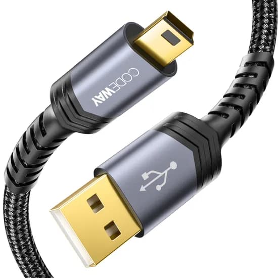 코드웨이 USB A to 미니5핀 외장하드 케이블, 1m, 1개