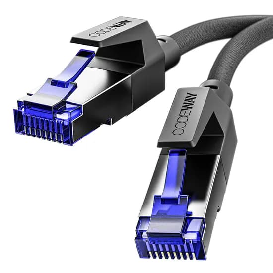 코드웨이 CAT8 인터넷 랜선 초고속 40Gbps 랜 케이블, 1m, 1개