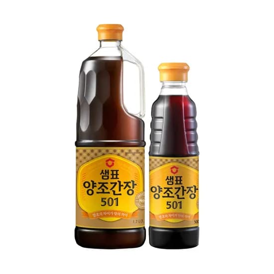 샘표 양조간장 501, 1.7L, 1개 + 500ml, 1개