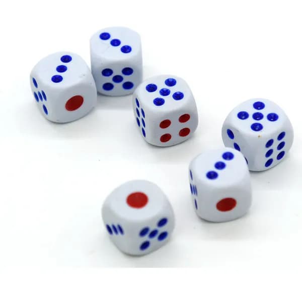 미니 주사위 화이트 1.2cm 10개 3,790원
