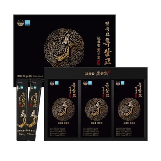 경록고 국내산 6년근 흑삼고 10g 30포