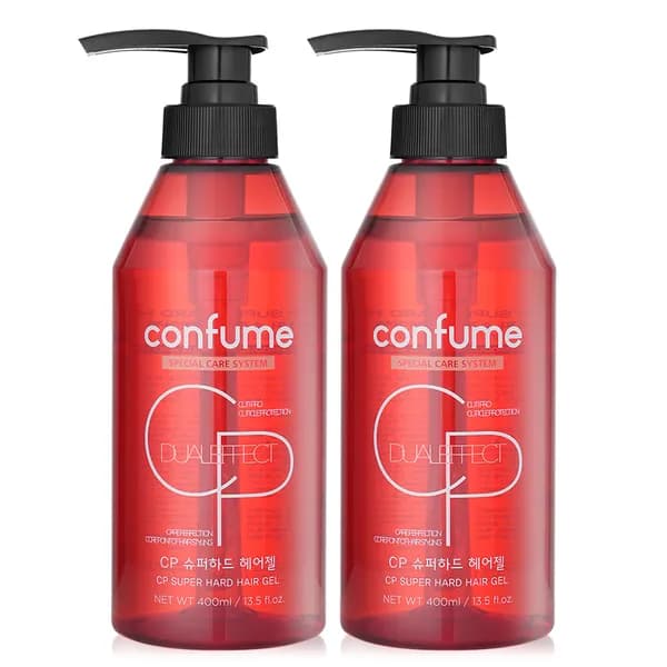 과일나라 컨퓸 CP 슈퍼하드 헤어젤 400ml 2개