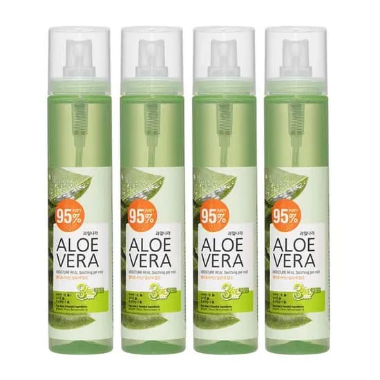 알로에베라 모이스처 수딩젤 미스트 125ml 4개