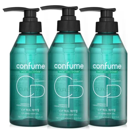 과일나라 컨퓸 하드 헤어젤 400ml 3개