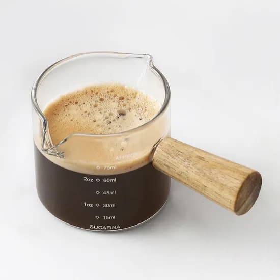 리빙스토리 내열유리 에스프레소 샷잔, 110ml, 투명, 1개