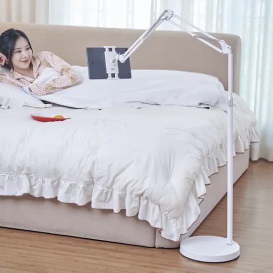 4세대 초고속충전형 태블릿 아이패드 거치대, 화이트, 1개