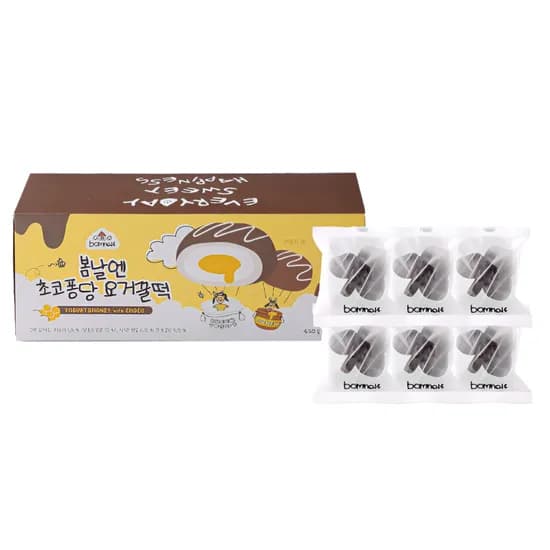 봄날엔 초코퐁당 요거꿀떡 70g 6개입 1박스