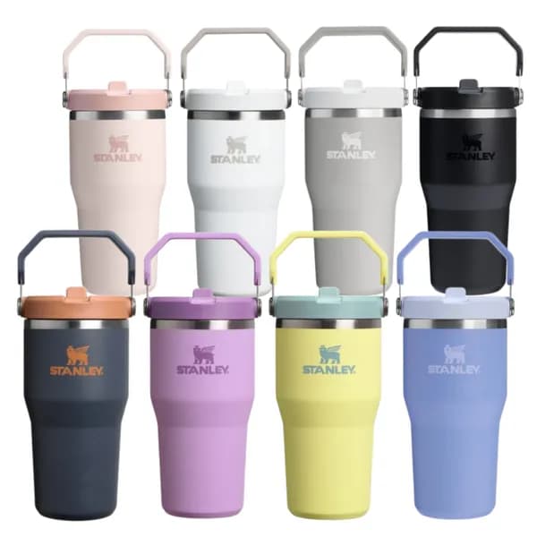 스탠리 아이스플로우 플립 스트로 2.0 텀블러 로즈쿼츠 591ml