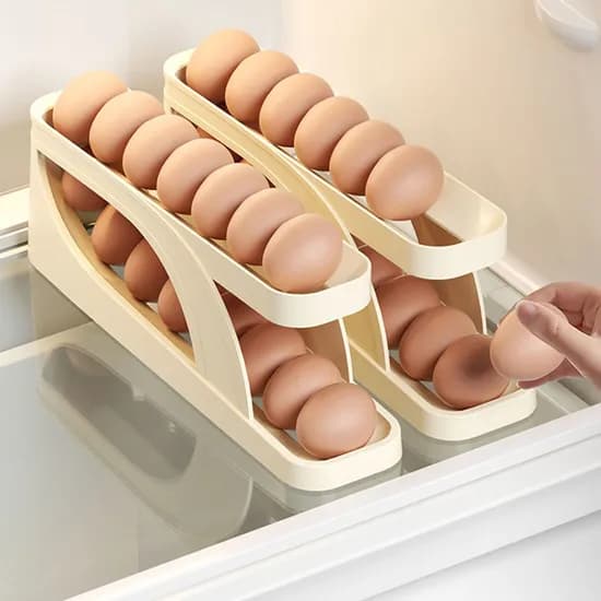 계란 보관함 트레이 15구 2단 크림 화이트 7,900원
