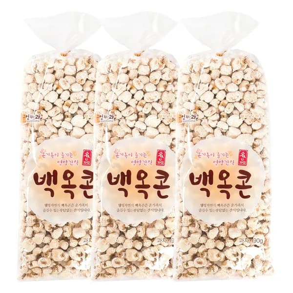 근영제과 백옥콘 강냉이 190g 3개