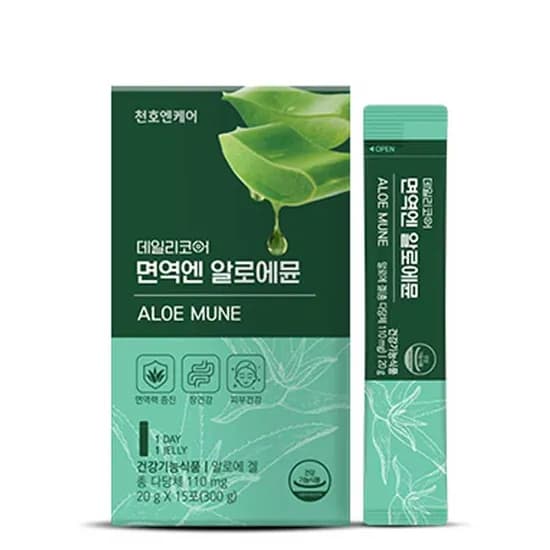 천호엔케어 면역엔 알로에뮨 300g 15포 1박스