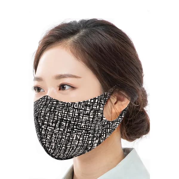그래피드 항균 빨아쓰는 마스크 화이트블랙 M 3개구성