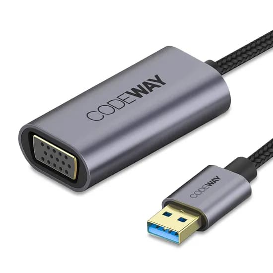 코드웨이 USB 3.0 to VGA 컨버터, 1개