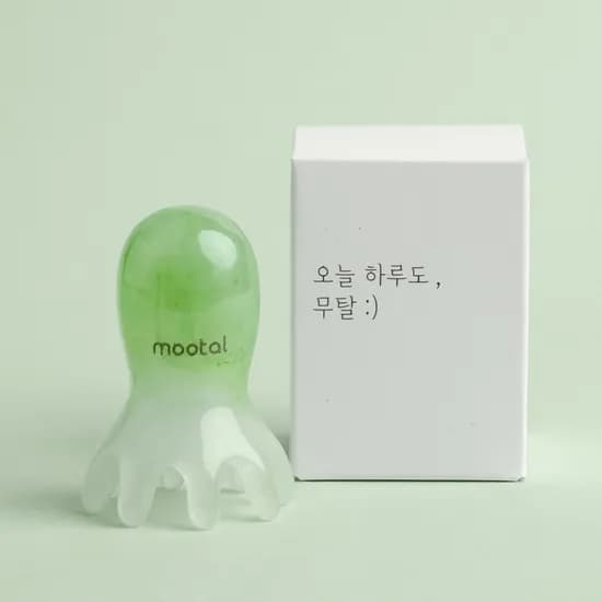 두피 문어 괄사 그린 1개