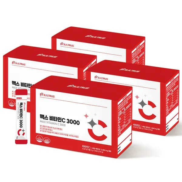 빌트루 맥스 비타민C 3000 3g 90포 4박스