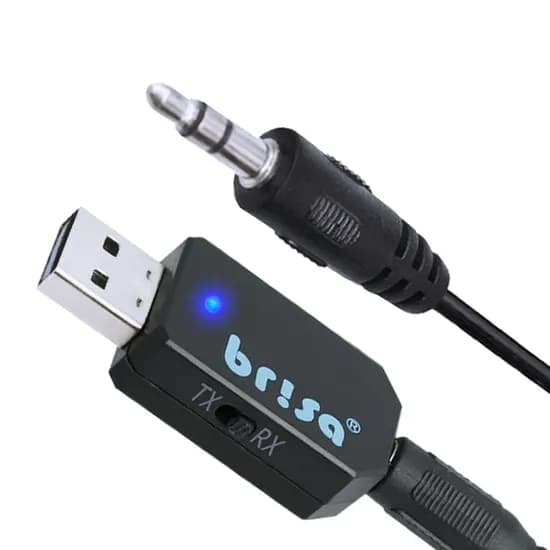 브리사 블루투스 USB 오디오 동글 4.2, 블랙, 1개