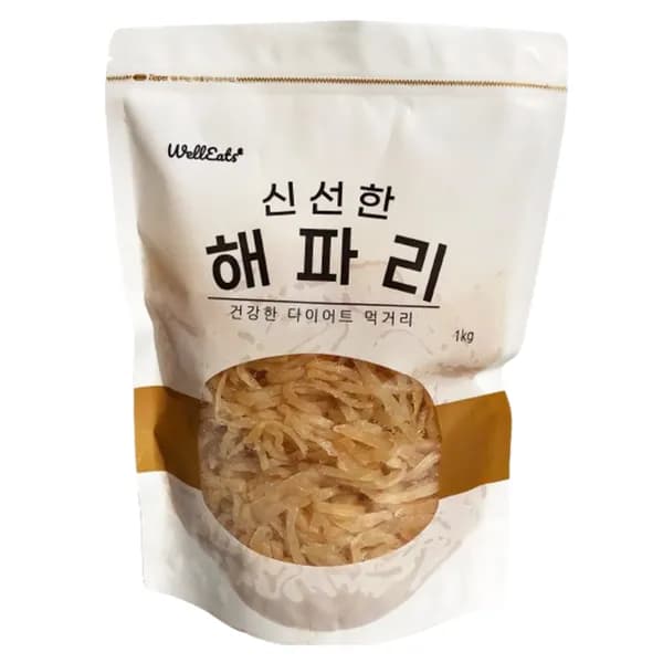 웰잇츠 신선한 해파리 가정용 1kg 1개