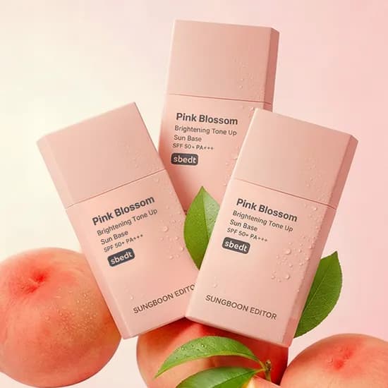 성분에디터 핑크 블라썸 브라이트닝 톤업 선 베이스 30ml 3개