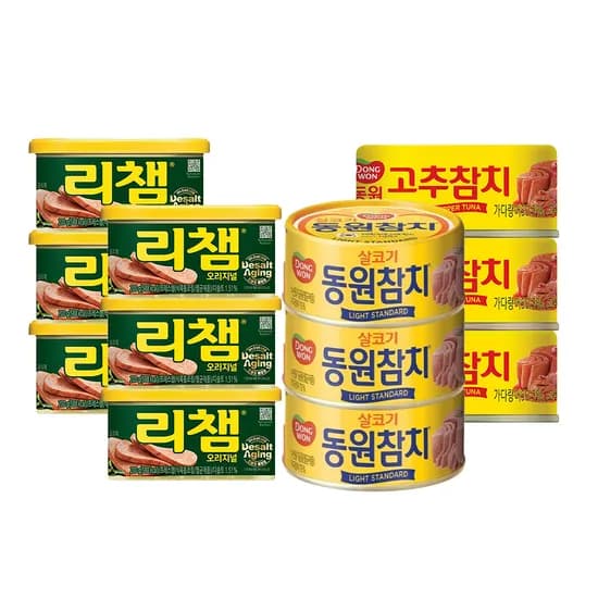 리챔 오리지널 200g 6캔 외 2종