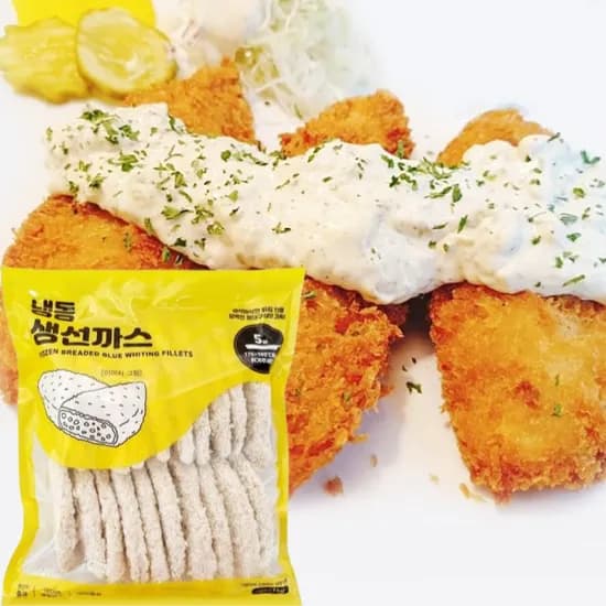 냉동 생선까스 청대구 40% 함유 50g 20개입 1kg 1개