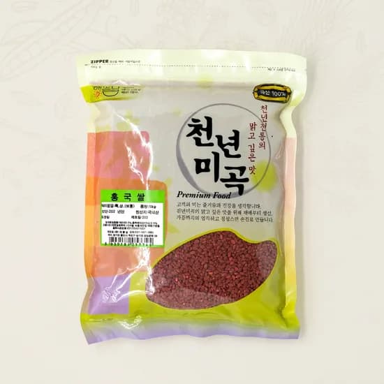 천년미곡 홍국쌀 1kg 9,800원