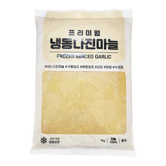 아토 프리미엄 냉동 다진마늘 1kg 1개