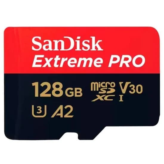 SanDisk Extreme PRO microSDXC UHS-I 128GB 메모리, 128GB, 1개