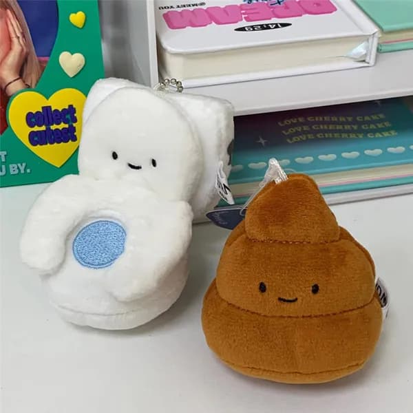 변기 인형 키링 1개