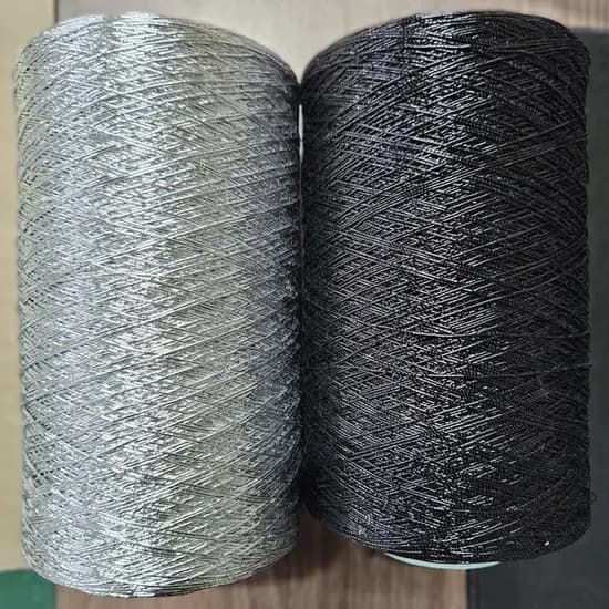 명성섬유 MS얀 메탈실, 500g, M3. 블랙(Black), 1개