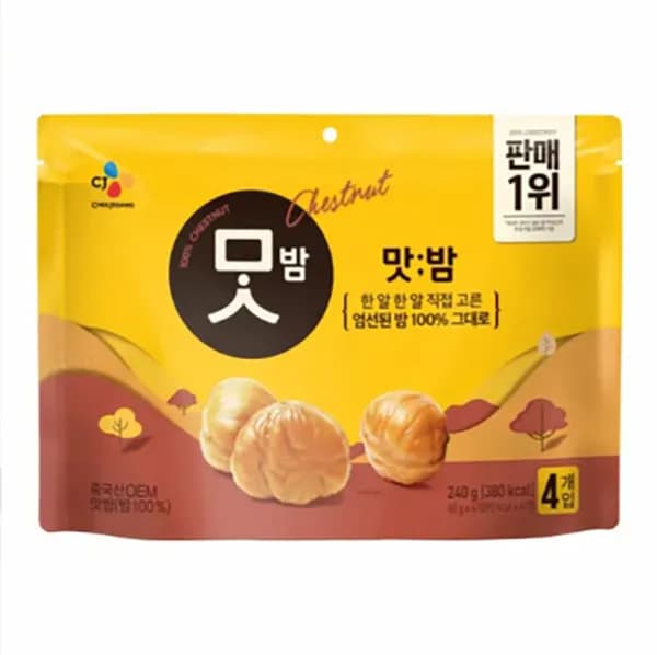 CJ제일제당 맛밤 60g 8개