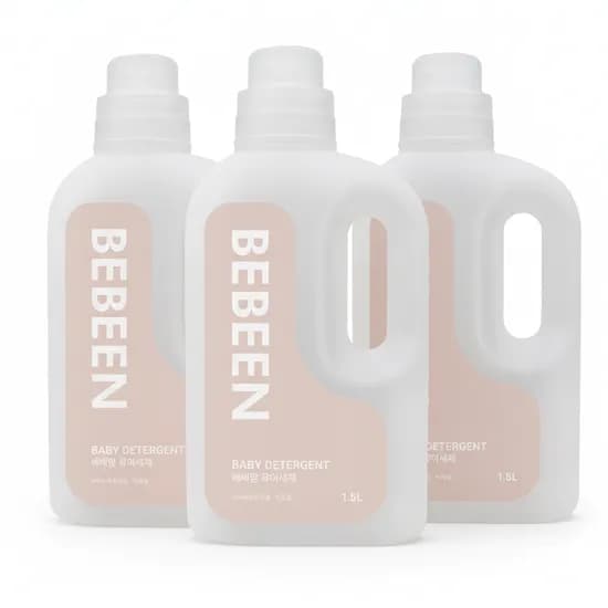 베베앙 유아세제, 베이비파우더향, 1.5L, 3개