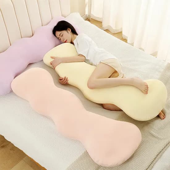 청년토이 쿨 냉감 모찌 여름 바디필로우 베개, 퍼플, 대형, 1개