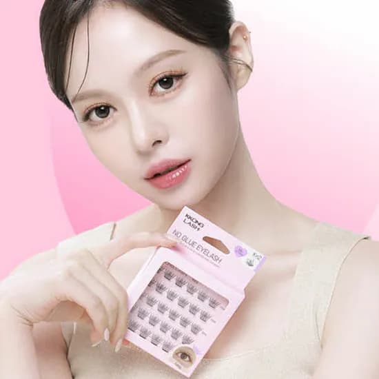 꽁래쉬 노글루 속눈썹, Kn7 데이지, Long, 3개