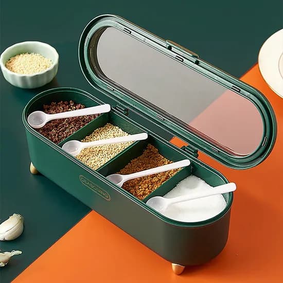 조미료 소분통, 화이트, 1개