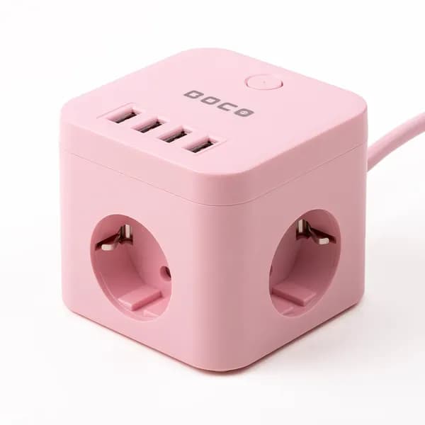 보코 USB 큐브 멀티탭 핑크 2m 1개 22,900원
