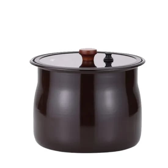 제너 황토 무쇠 진공 항아리 쌀통, 갈색, 12L, 1개