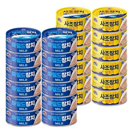 사조참치 안심따개 살코기 85g 12개 외 1종
