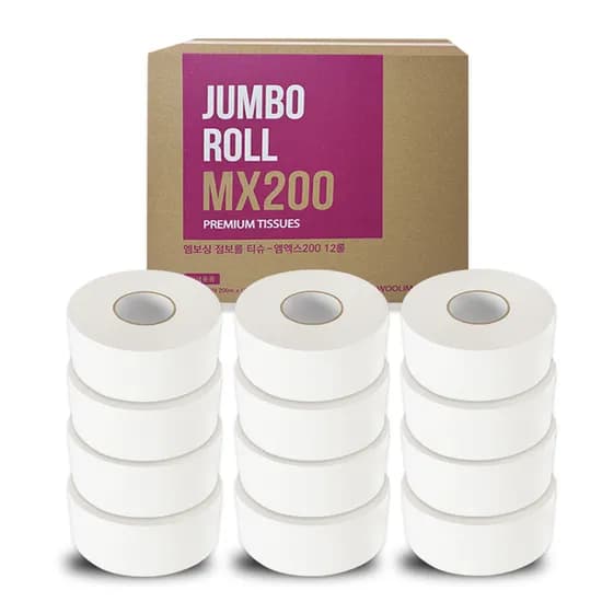 우림 대용량 점보롤 화장지 X200 1박스 12개 200m