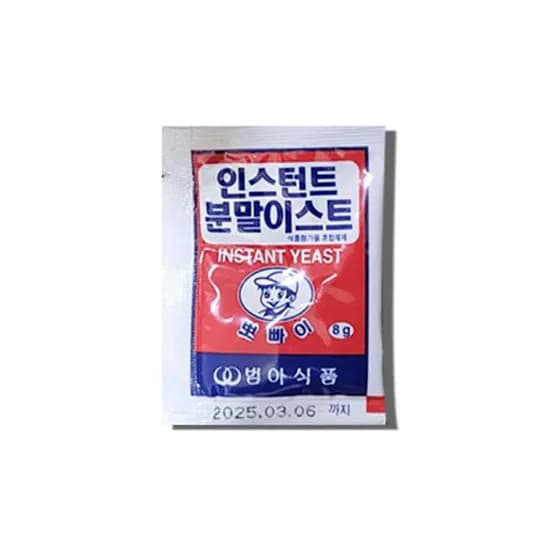 범아 뽀빠이 인스턴트 분말 이스트 8g 1개