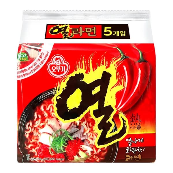 오뚜기 열라면 120g 5개입