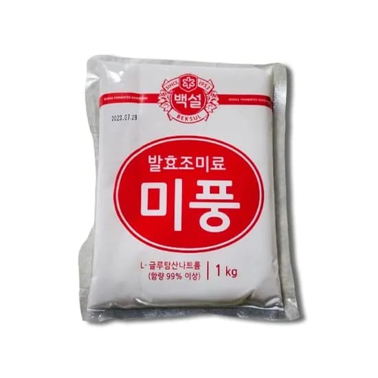 씨제이제일제당 백설 발효조미료 미풍 1kg 1개