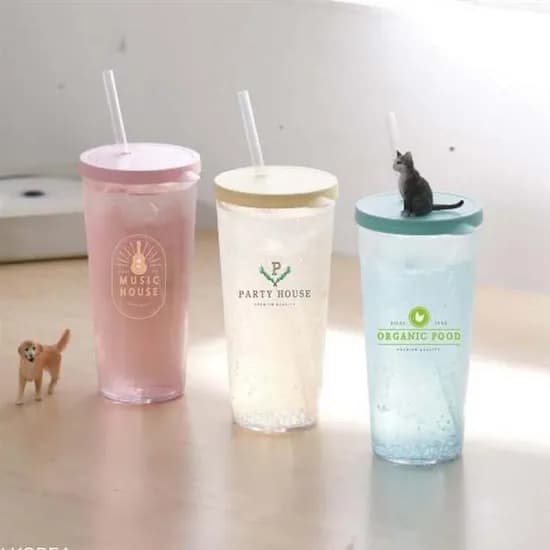 심플 빨대컵, 핑크, 670ml, 1개