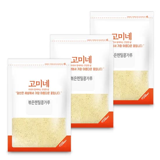 고미네 볶은 렌틸콩 가루 500g 3팩