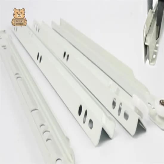 벌크타이거 일반 서랍레일 철레일500, 백색, 500mm, 1개