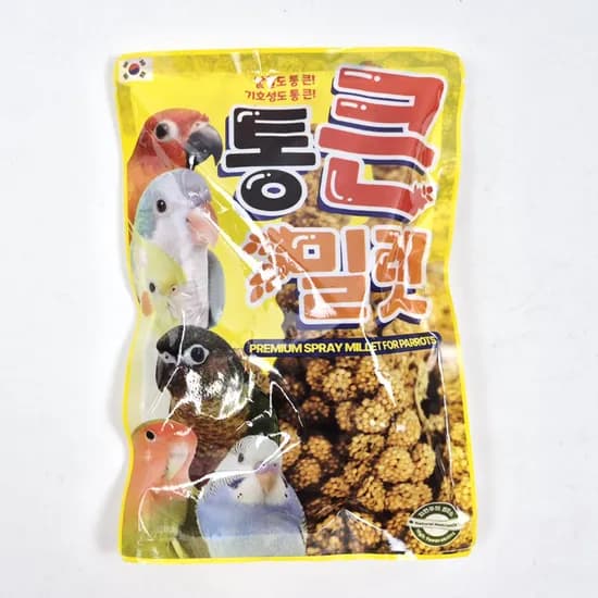 애니몰파크 앵무새 통큰 밀렛 스프레이 사료, 앵무새, 100g, 1개