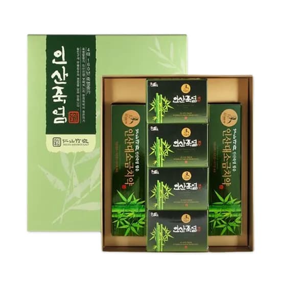 인산 죽염비누 + 대소금죽염치약 선물세트, 720g, 4개 + 2개, 1세트